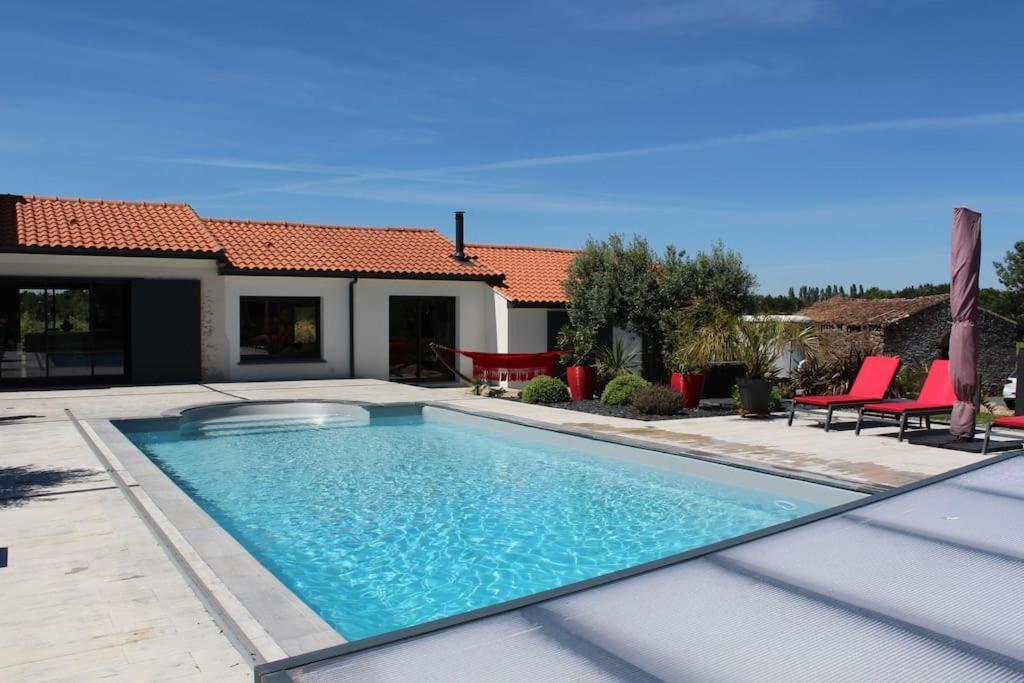 La Chapelle-Heulin Villa Grand Standing Avec Piscine Proche Nantes מראה חיצוני תמונה