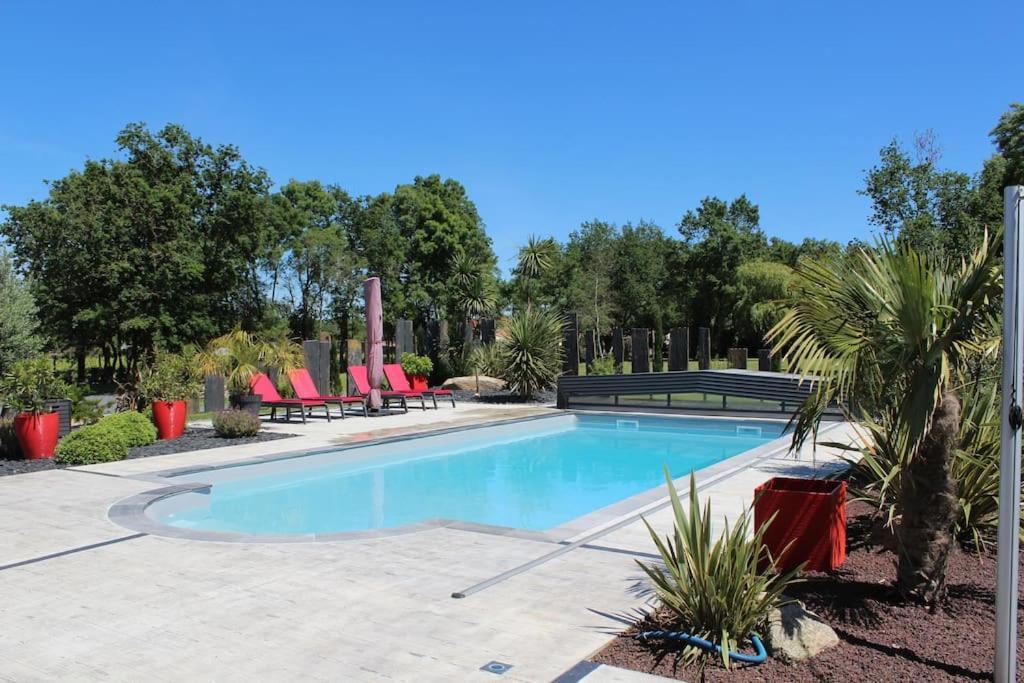 La Chapelle-Heulin Villa Grand Standing Avec Piscine Proche Nantes מראה חיצוני תמונה